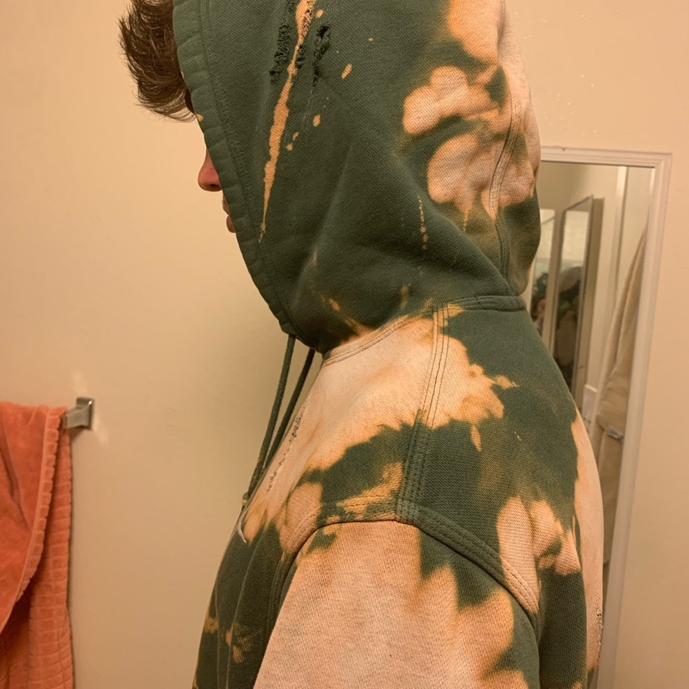 “Washed Up” Custom Distressed Nike Hoodie - Picture 3 of 3